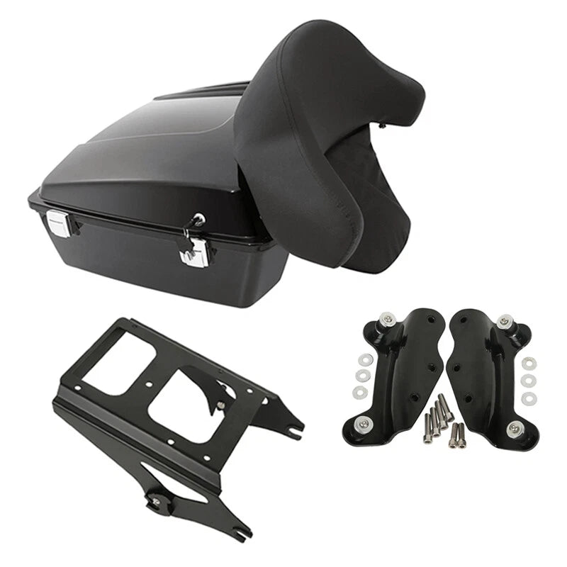 Chopped Trunk Backrest & Mount Docking Fit For Harley Touring 2009-2013
