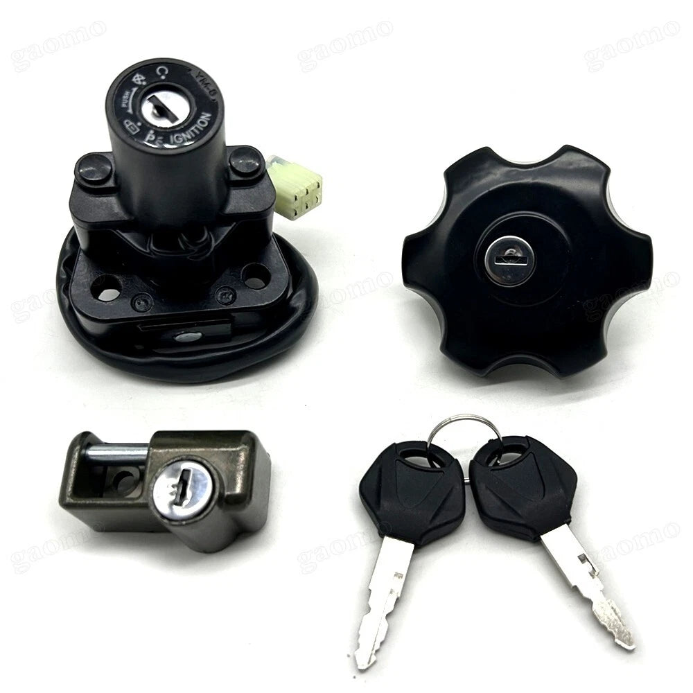 Fuel Gas Cap Ignition Switch Seat Lock Set Fits Suzuki DR650S DR650SE 1998-2022