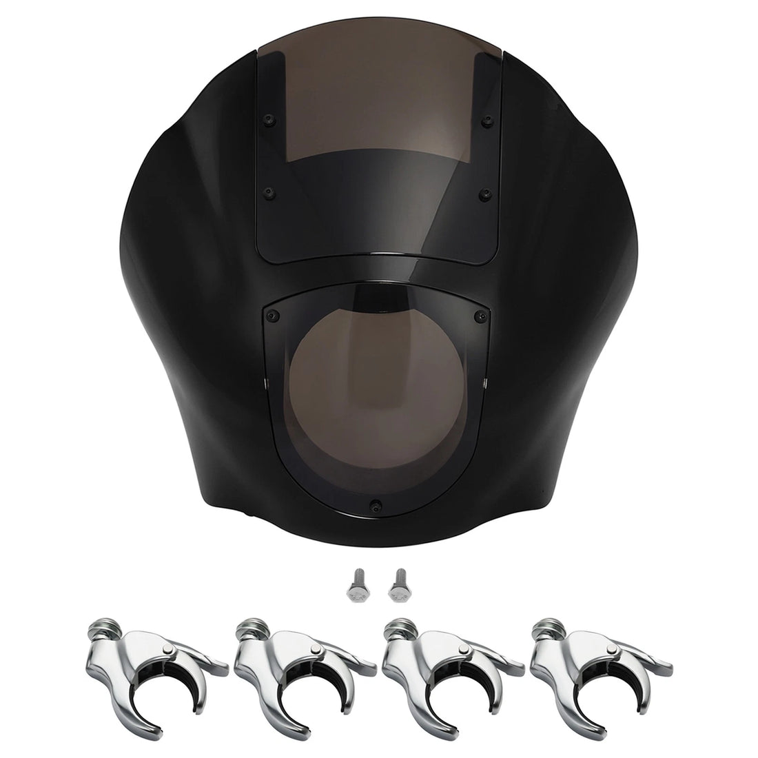 Quarter Fairing Windshield 49mm Fork Clamps Fit For Harley Dyna 06-17