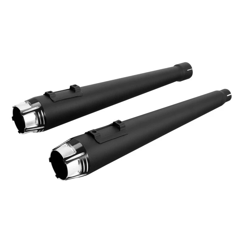 4" Slip on Megaphone Mufflers Exhaust Pipe Fit For Harley Electra Glide 17-2025
