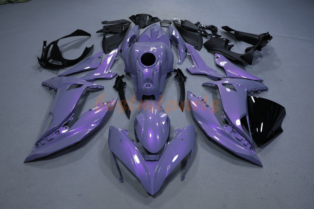 Chameleon Gray Purple Fairing Kit w/ Tank for Kawasaki Ninja 650 2017-2019 EX650