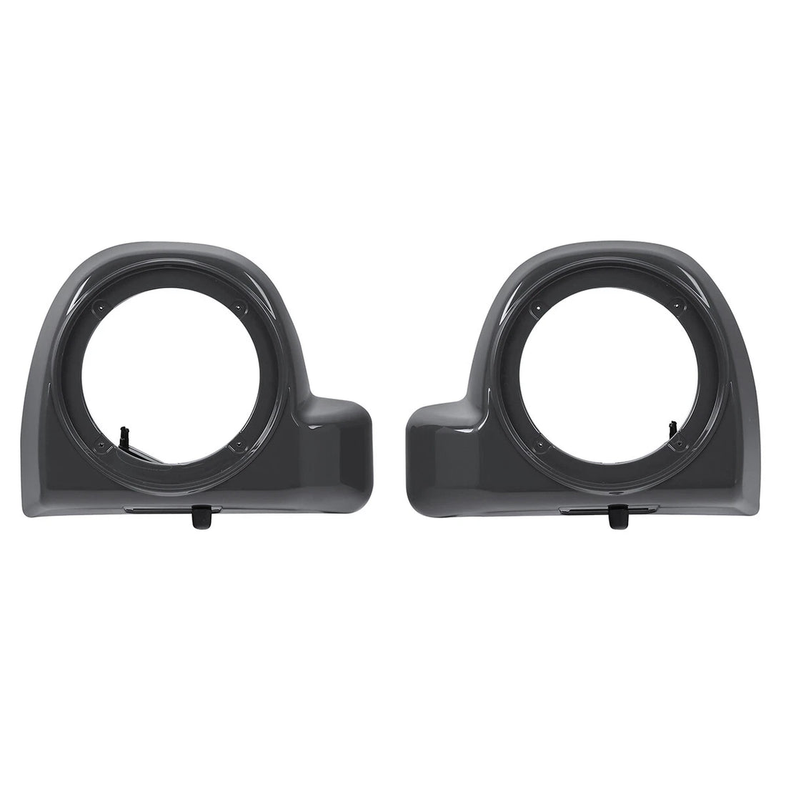 Lower Vented Fairing 6.5" Speaker Box Fit For Cvo Street Glide 2018 Gunship Gray