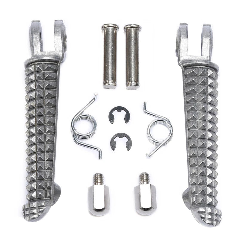 Sliver Long Front Foot Pegs Fit For Yamaha YZFR6 YZF R6 1999-2020 R6S 2003-2009