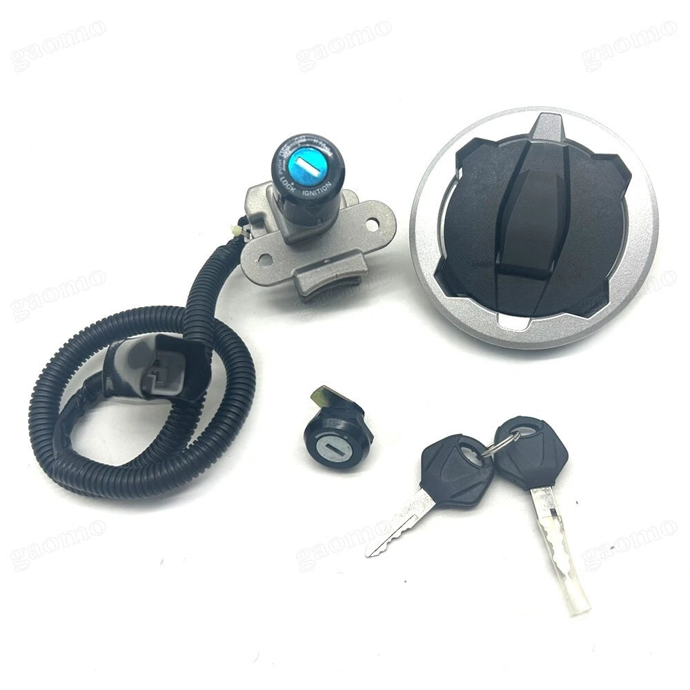 Fuel Gas Cap Ignition Switch Seat Lock Set Fit For Kawasaki KLX230/R/S 2020-2023