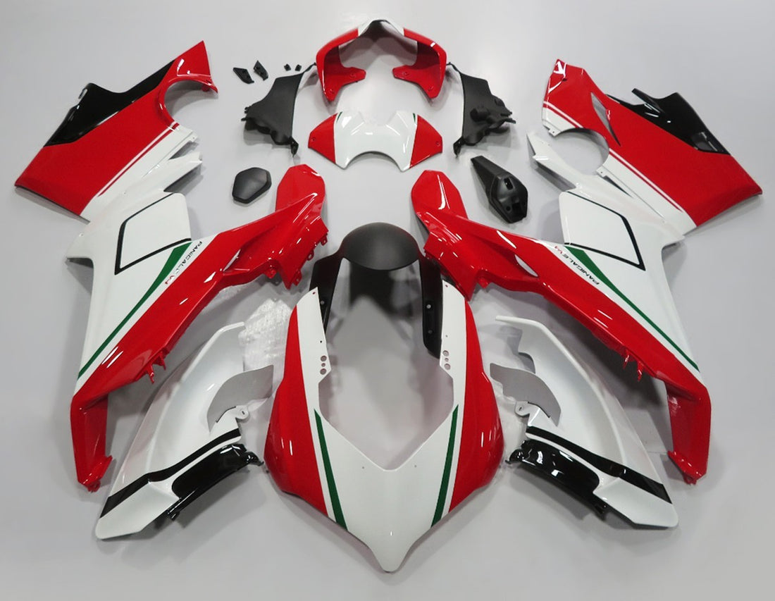 Fairing Kit For Ducati Panigale V4 V4S 2018 2019 2020 Red White Painted Bodywork