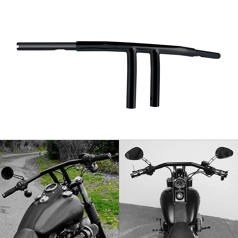 1 1/4'' 8" Rise T-Bars Handlebar Fit For Harley Sportster XL1200 883 Dyna Black