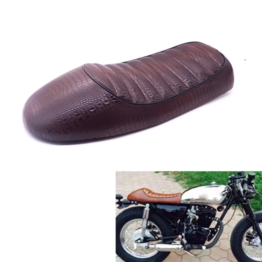 Brown Hump Custom Cafe Racer Seat Vintage Saddle For Honda CB100 CB500T CL36 GN