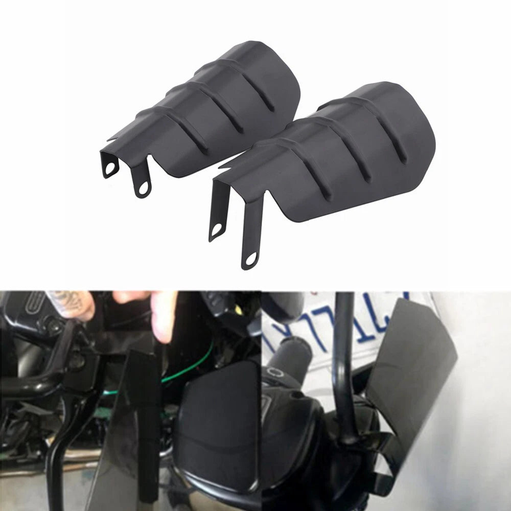Matte Black Hand Guards For Harley Electra Street Road Glide Dyna Sportster 883