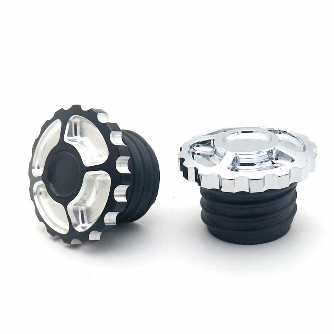 CNC Edge Cut Vented Gas Tank Cap Fuel Cap For Harley Sportster XL Dyna Touring