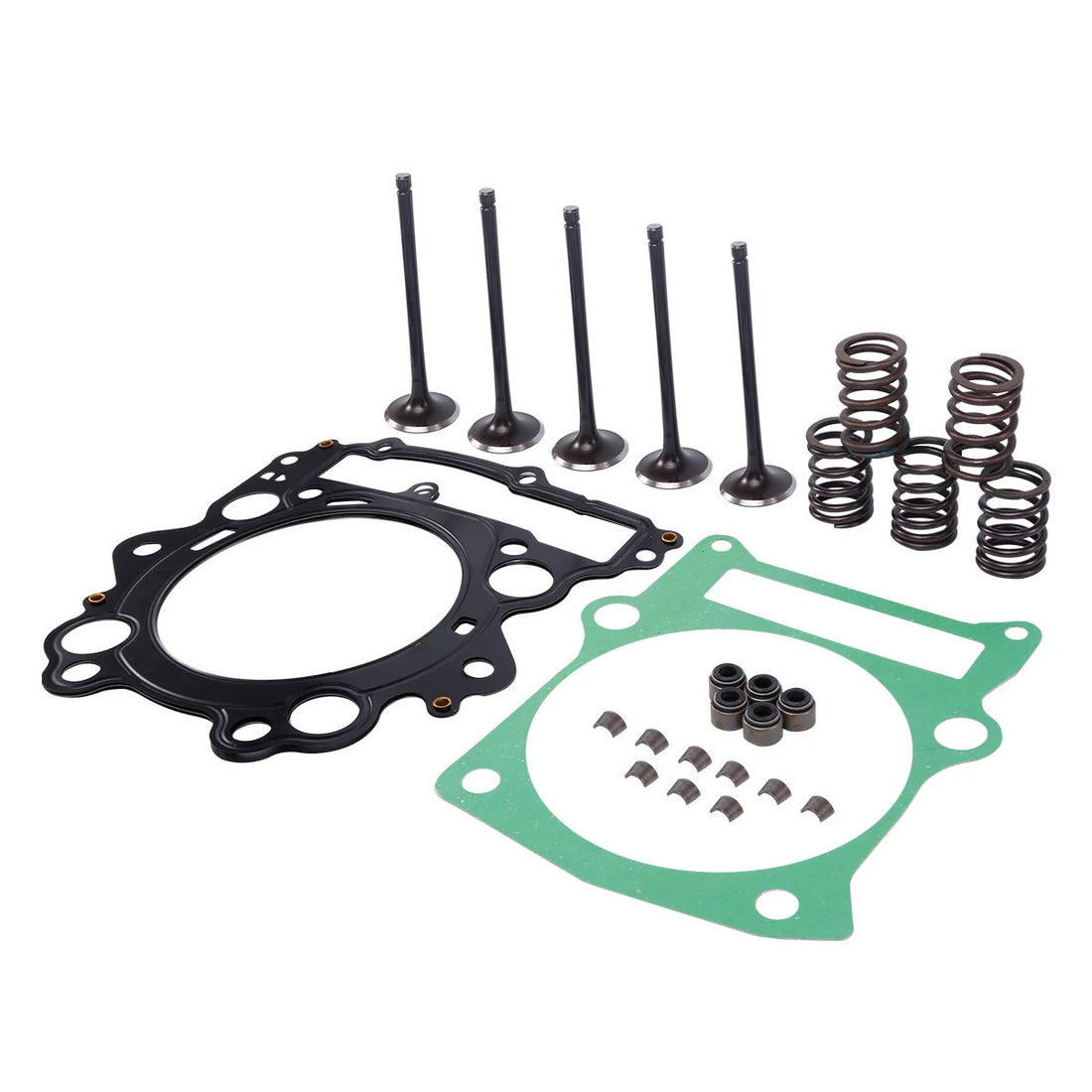 Cylinder Gasket Intake Exhaust Valve Rebuild Kit Fits Yamaha Raptor 660R 2001-05