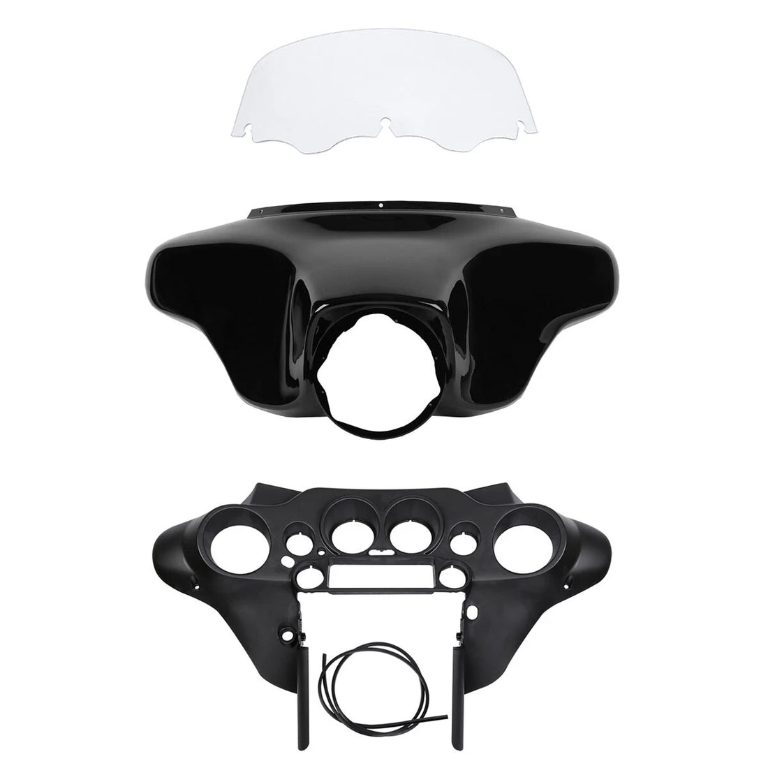 Inner Outer Batwing Fairing Windshield Fit For Harley Electra Glide 1996-2013 12