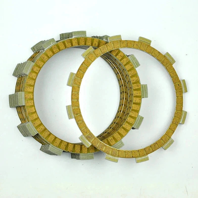 10Pcs Fibrous Clutch Discs Plates For Suzuki GV1200GL Madura GV1200 1985 1986