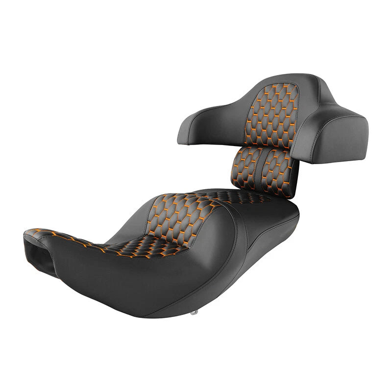 Driver Passenger Seat Rear Backrest Fit For Indian Roadmaster Limited 2021-2025
