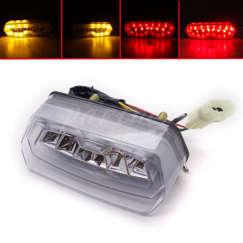Clear Integrated LED Tail Stop Turn Signals Light For Honda Grom 125 MSX 14-16