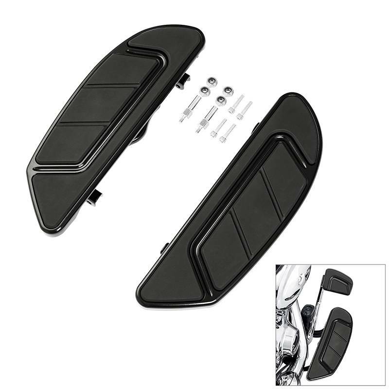 Driver Floorboard Footboard Fit For Harley Street Road Glide 2014-2022 Black