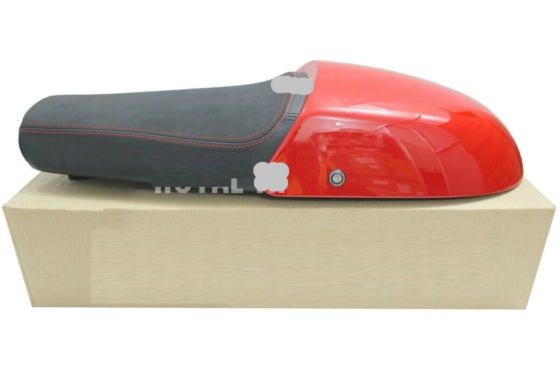 FIT FOR Royal Enfield Interceptor 650 Premium Touring Dual Seat With Red Cowl@vd