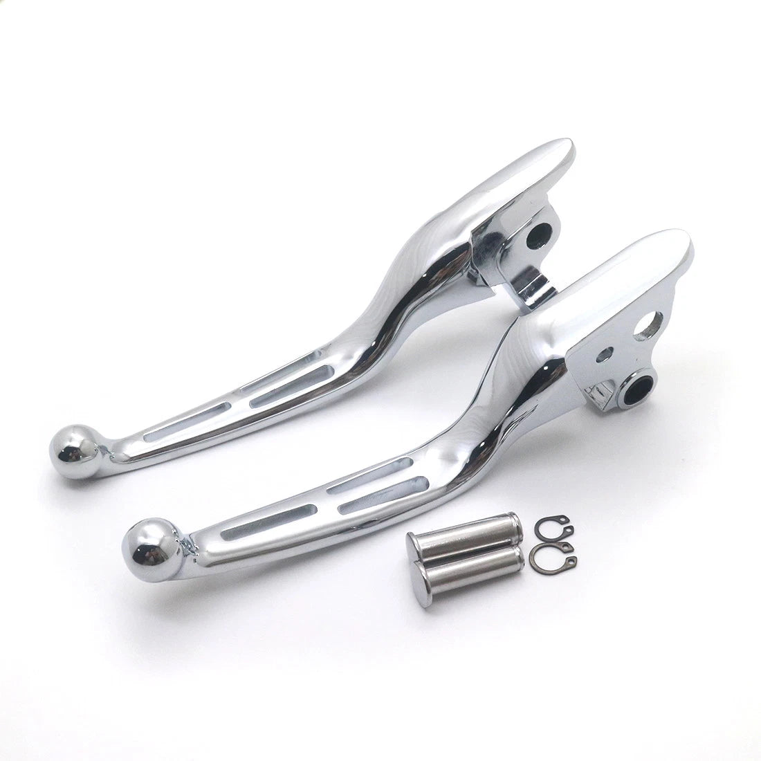 Chrome Hollow Out Brake Clutch Lever For Harley Touring Road Glide FLTR 08-2013