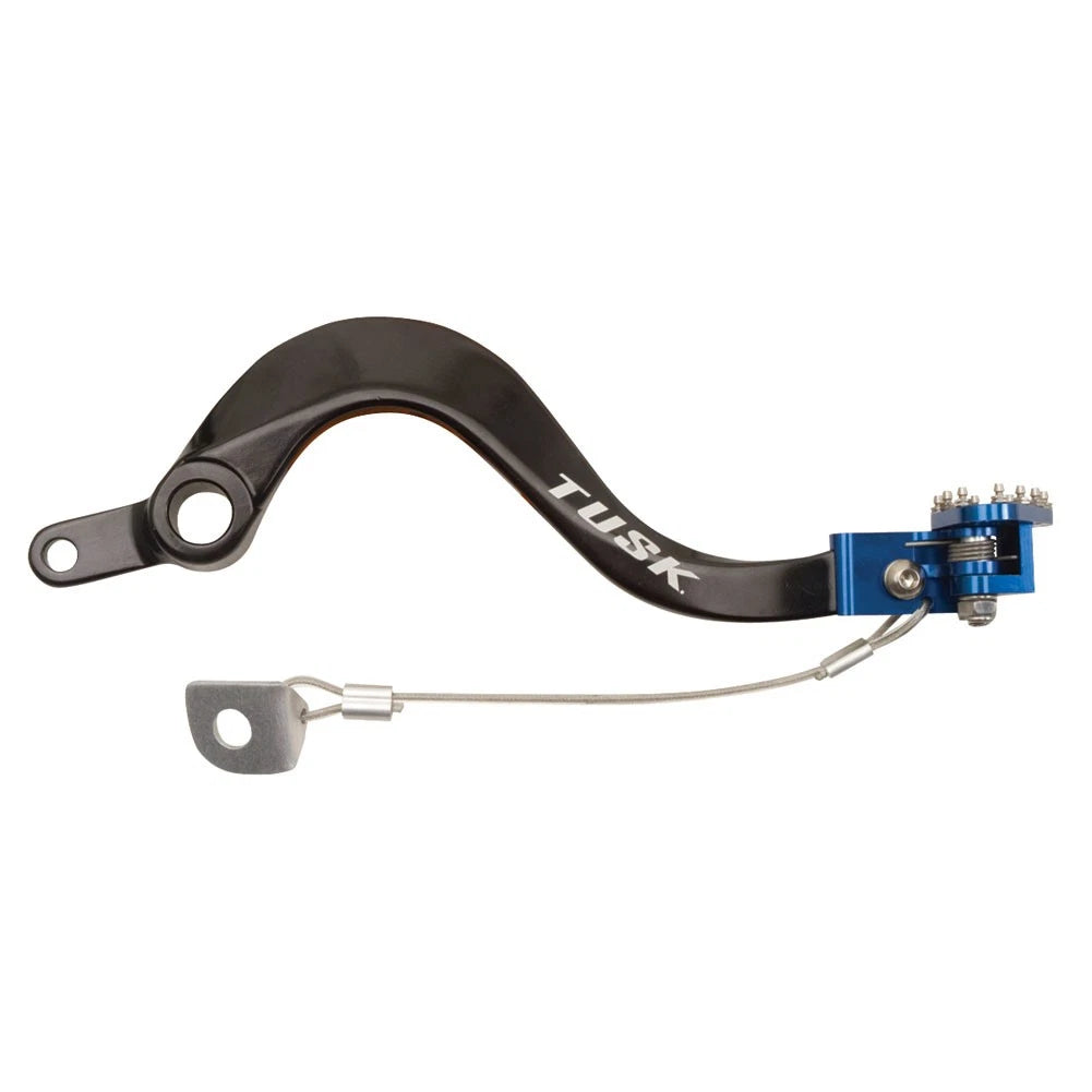 Tusk L33-4004BU Aluminum Brake Pedal Blue Tip