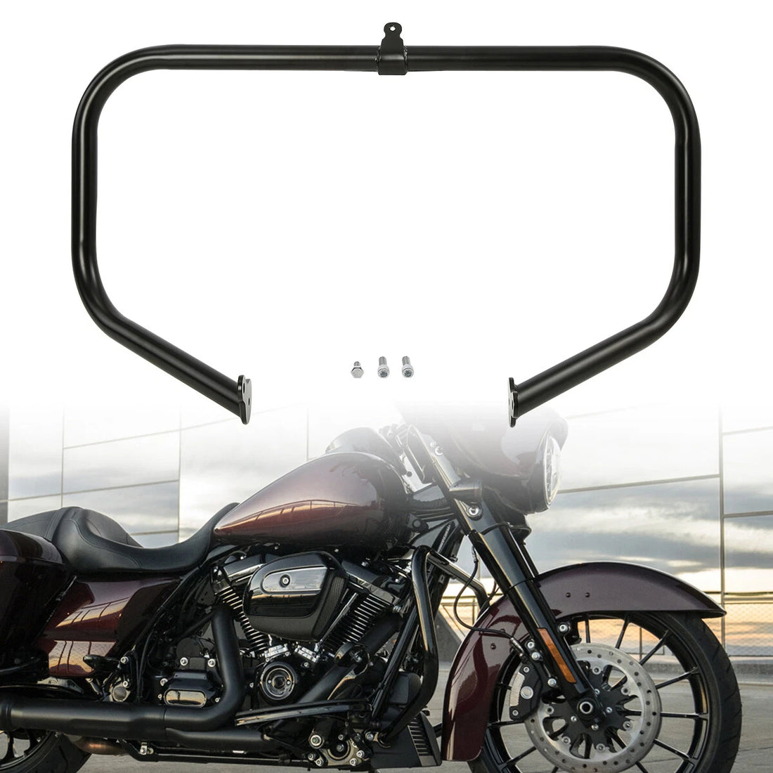 Highway Engine Guard Crash Bar Fit For Harley Touring Electra Road Glide 09-23