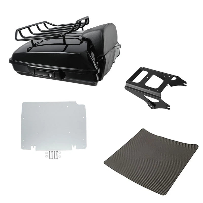 Razor Trunk Pad Mount Rack Plate Fit For Harley Touring Road Glide 2009-13
