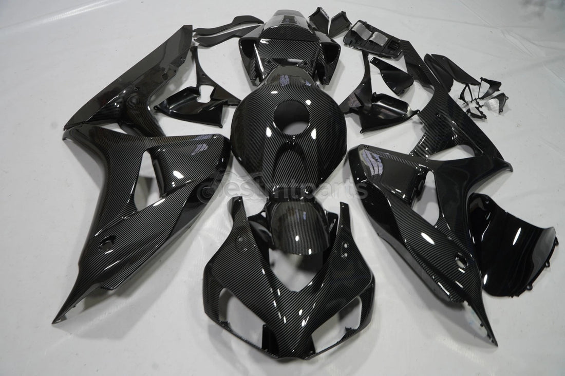 Carbon Fiber Fairing Kit for Honda CBR1000RR 2006 2007 Black Painted Body Work