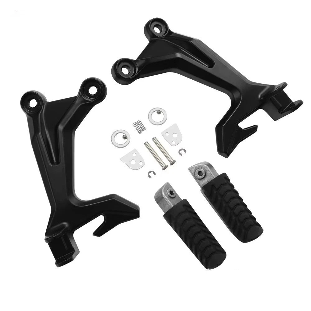 Black Rear Foot Peg Bracket For Kawasaki Ninja 650 Z650 2017-2025 Z650RS 2022-25