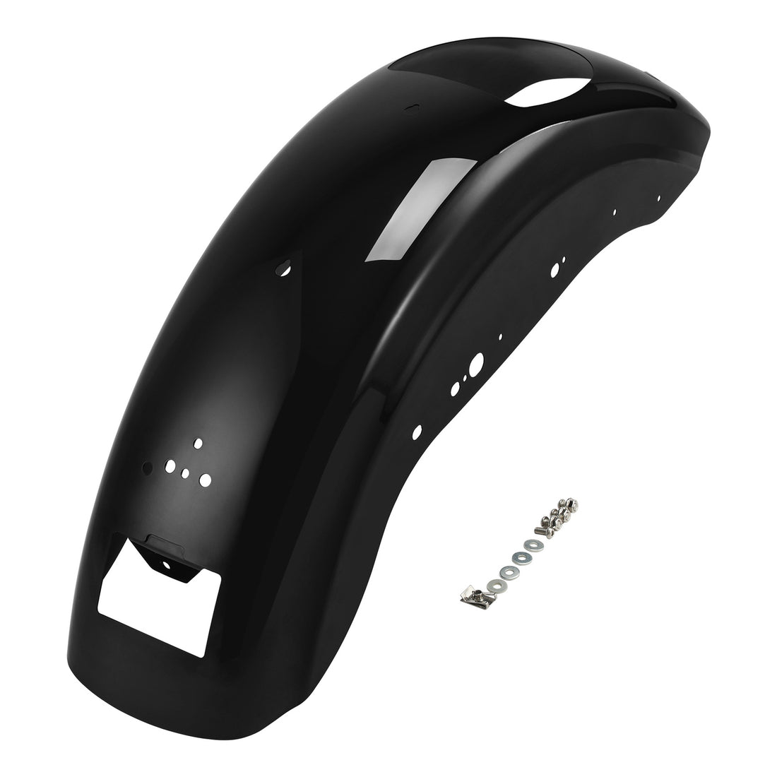 Vivid Black Rear Fender Fit For Harley Sportster XL883 1200 48 72 2007-2009 2008