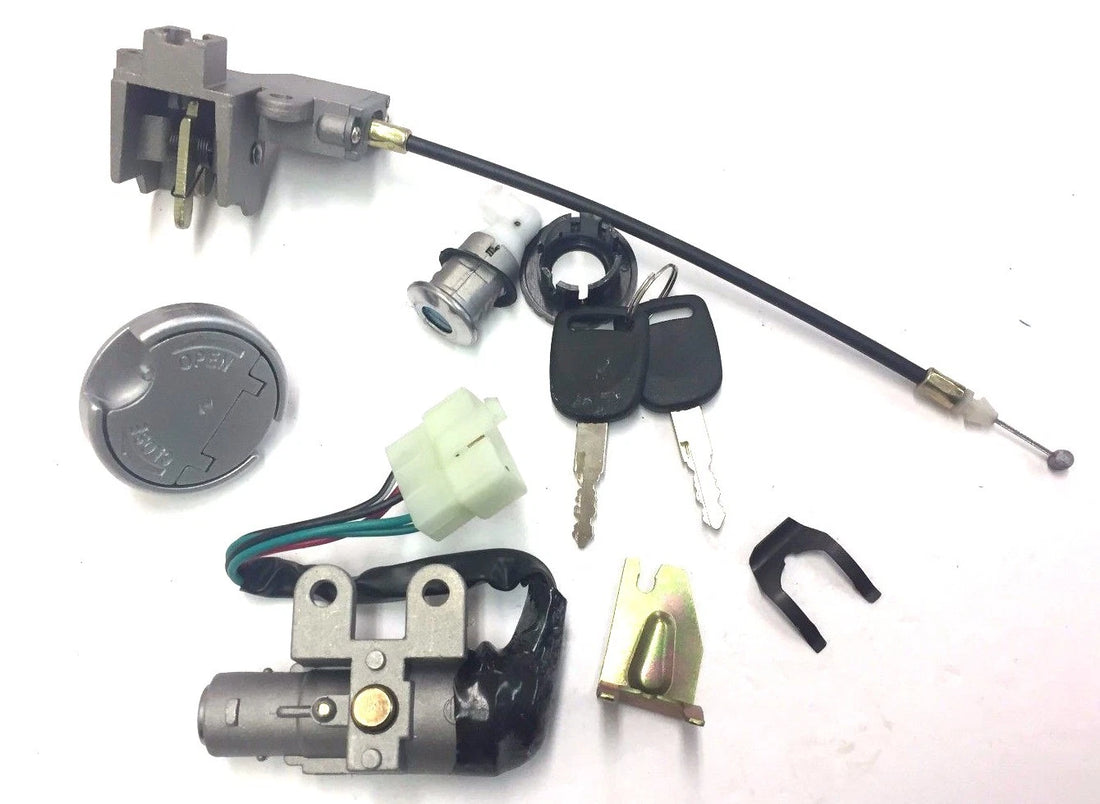 50CC Scooter Parts 50QT-6 Ignition Switch Lock Key Set Lifan TAOTAO OEM Replacem