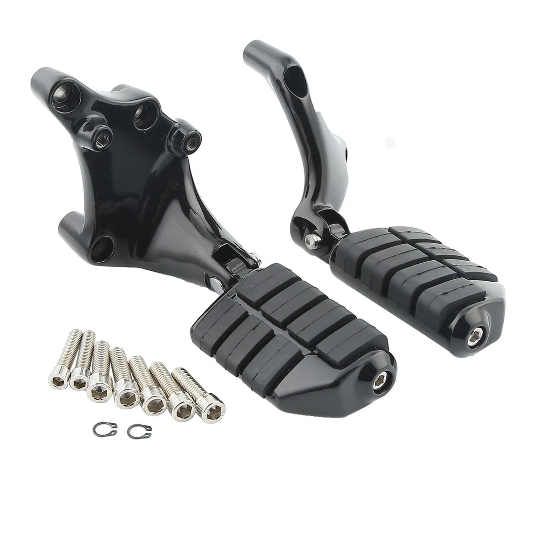 Black Footrest Foot Pegs Mount Fit For Harley Sportster 1200 Iron 883 2014-2022