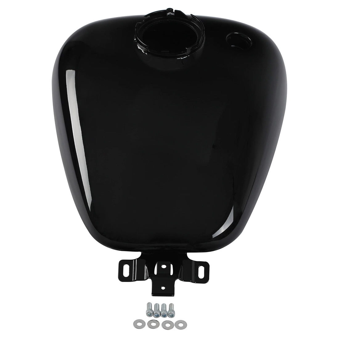 Vivid Black 6gal. Gallon Fuel Gas Tank Fit For Harley Cvo Street Road Glide