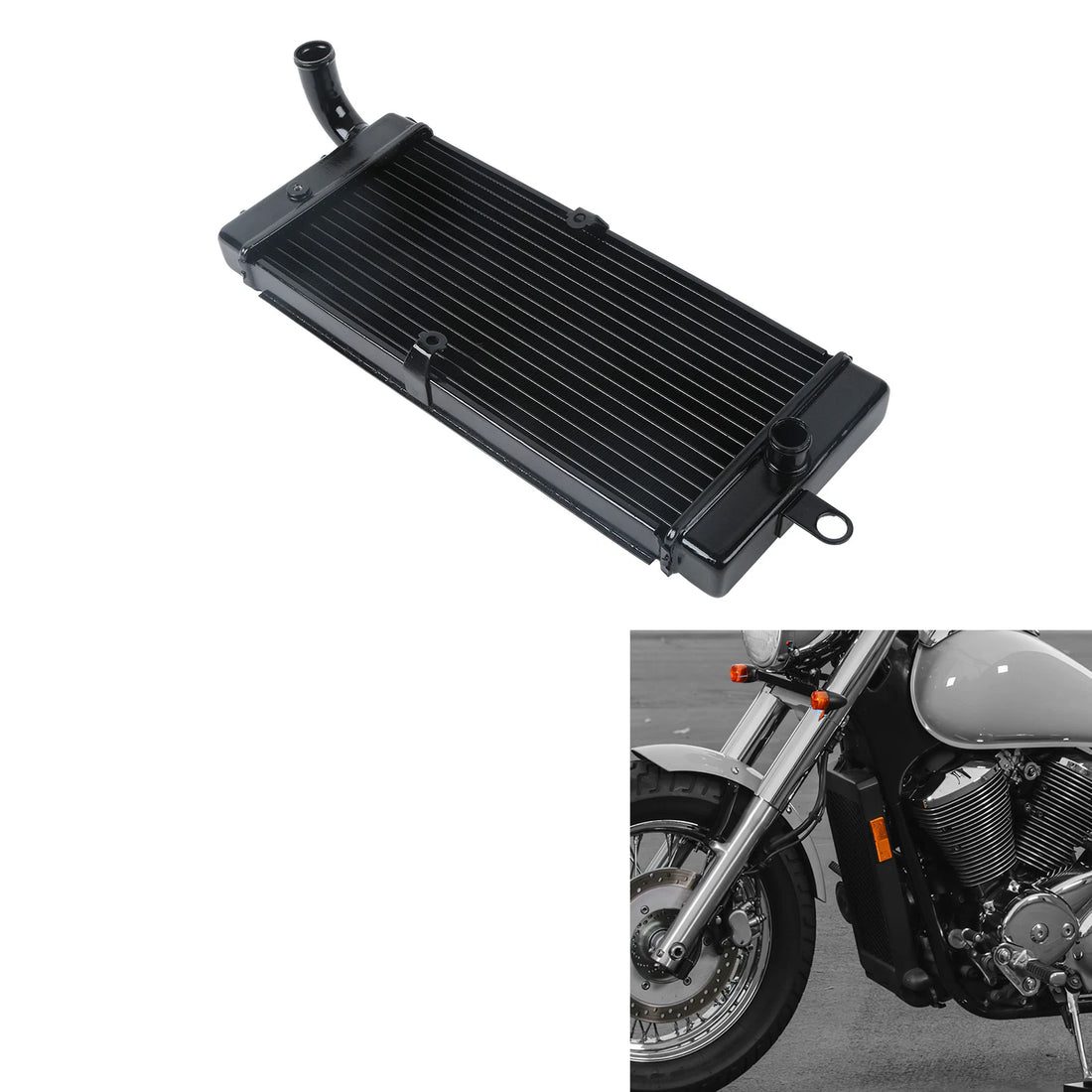 Replacement Radiator Cooler Fit For Honda Shadow Ace 750 VT750C 1997-2003