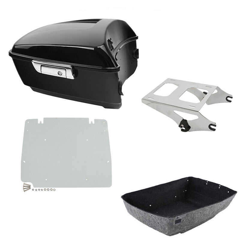 King Trunk Mount Base Plate Fit For Harley Touring Cvo Road Street Glide 2014-26