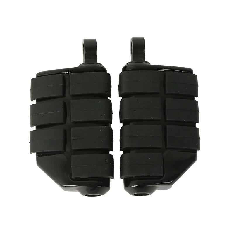 Black Male Mount Footpegs Footrest Fit For Harley Touring Sportster Softail Dyna