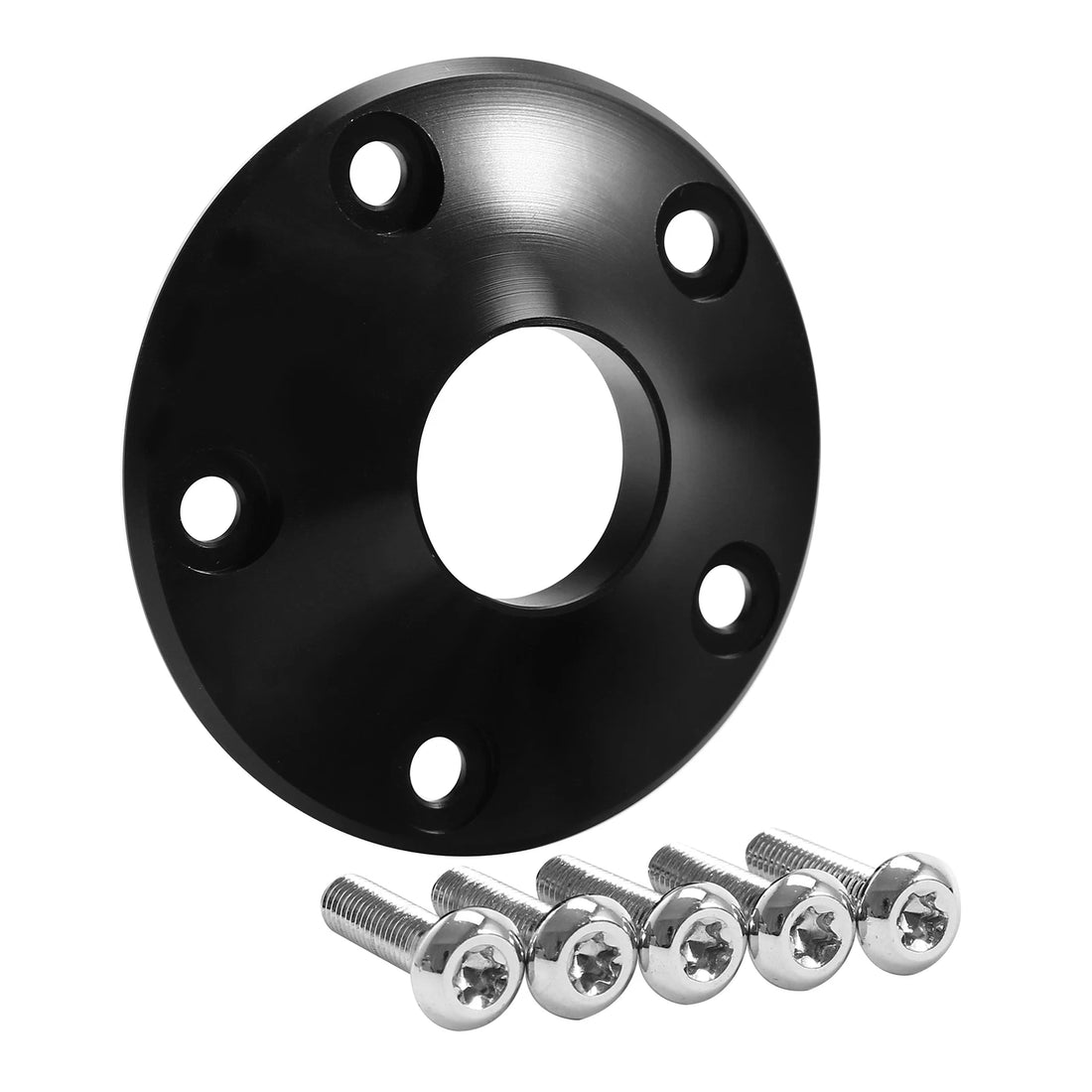 Dual Disc Front Wheel Hub Cap Cover Fit For Harley Touring non ABS 08-2023 Black