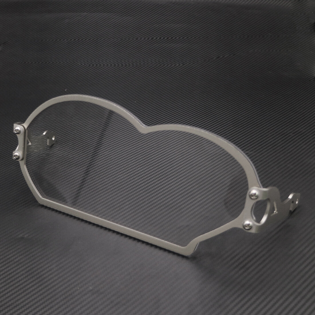 Silver Headlight Protector Guard Clear Lens Cover For BMW R1200GS 04-12