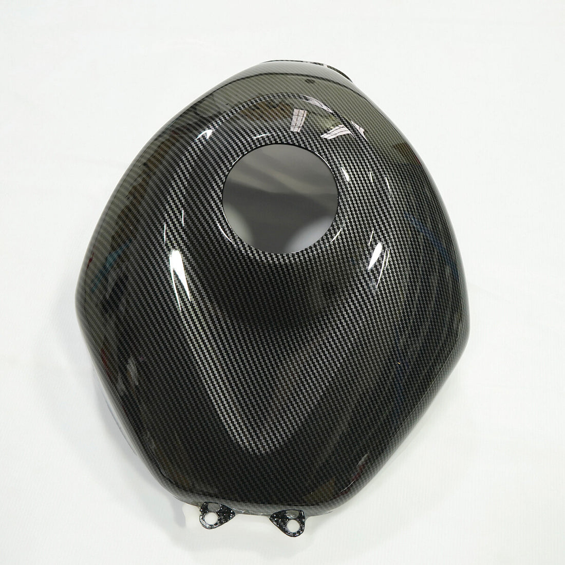 K5 Black Carbon Fiber Fuel Gas Tank Cover Fairing For Suzuki GSXR1000 2005 2006