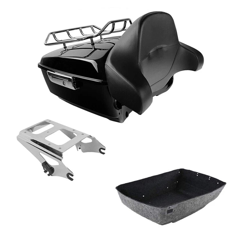 King Trunk Backrest Mounting Rack Fit For Harley Touring Touring 2009-2013
