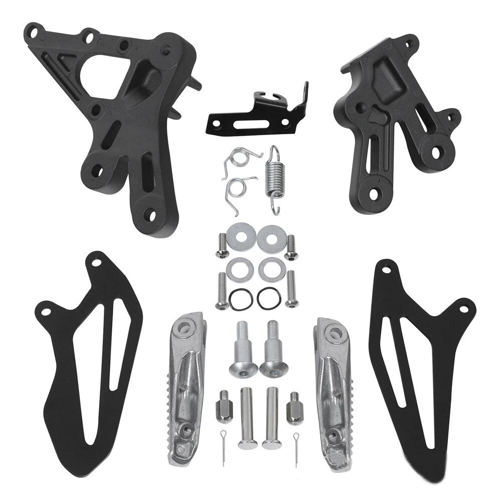 Driver Rear Foot Peg Pedal Pads Bracket For Yamaha YZF R7 2022 2023 2024 2025