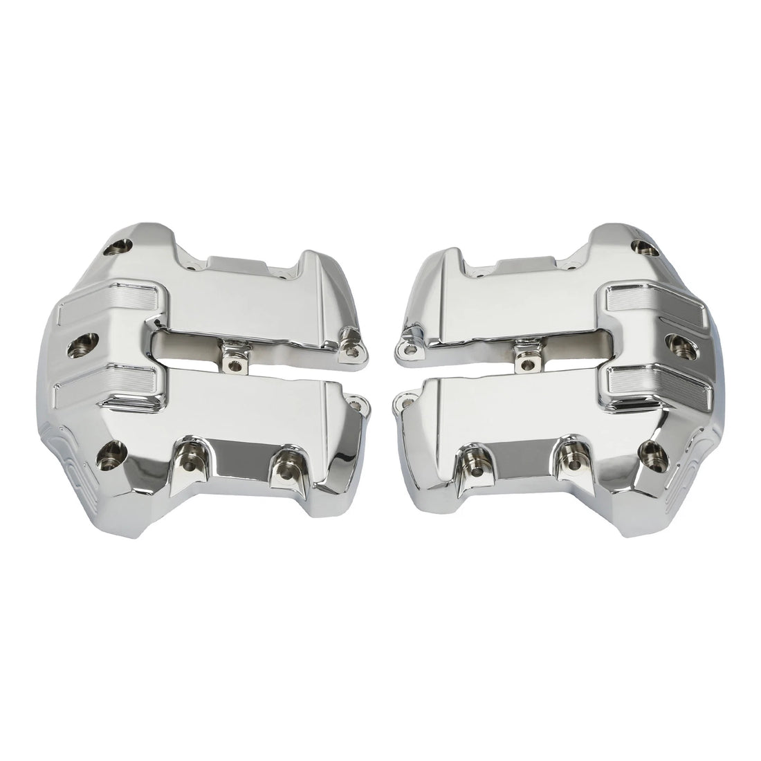 Upper Rocker Box Covers Fit For Harley Touring Electra Road Glide 2017-24 Chrome