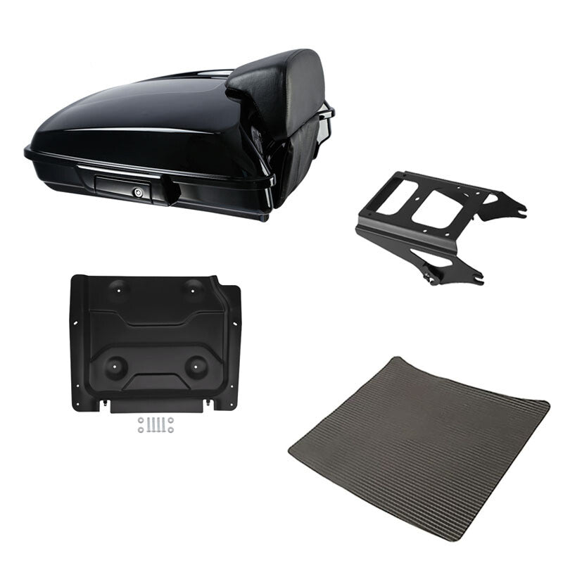 Razor Trunk Backrest Mount Plate Fit For Harley Touring Road Glide 09-2013