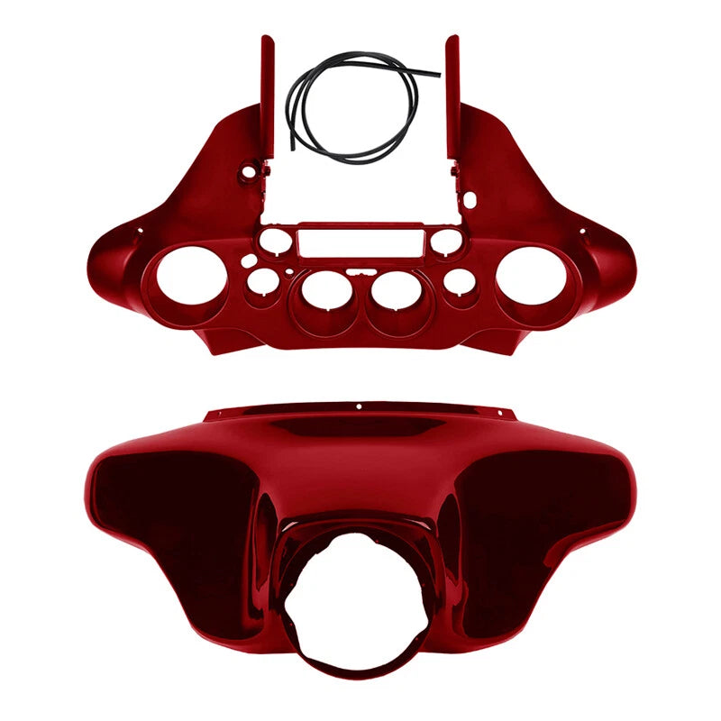 Inner & Outer Fairings Fit For Harley Street Glide Flhx 96-13 Ember Red Sunglow