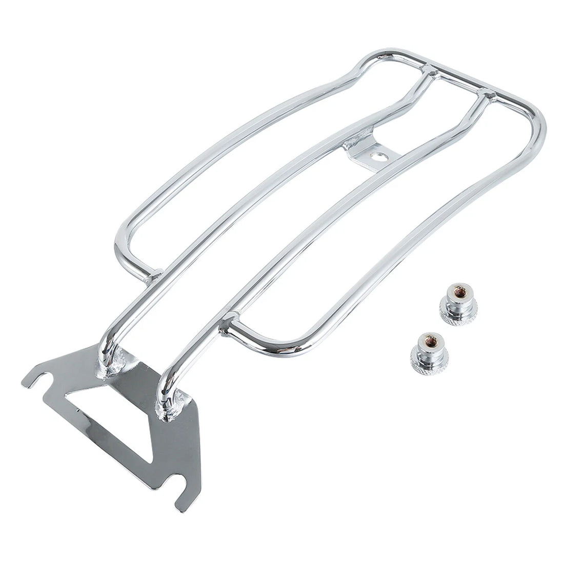 Chrome Solo Seat Luggage Rack Fit For Harley Touring Road King Flhr 1997-2022 21