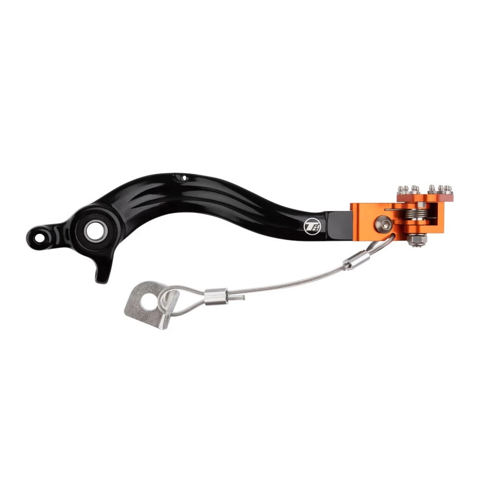 Tusk Aluminum Brake Pedal Orange Tip For KTM 250 XCF-W 2007