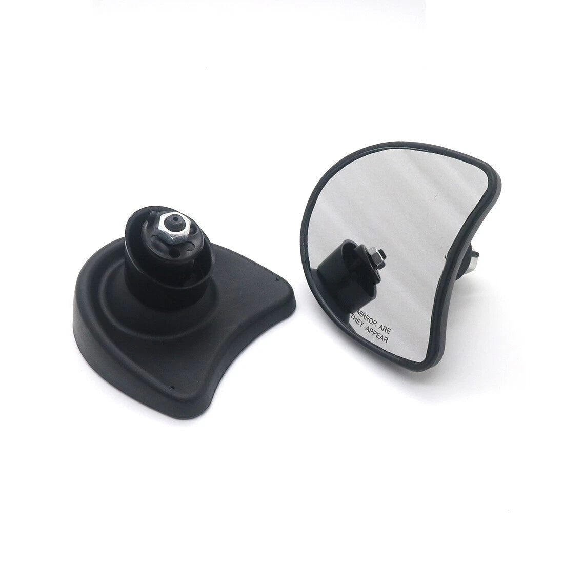 Pair Black Fairing Mount Side Mirror For Harley Touring Electra Glide 2014-2016