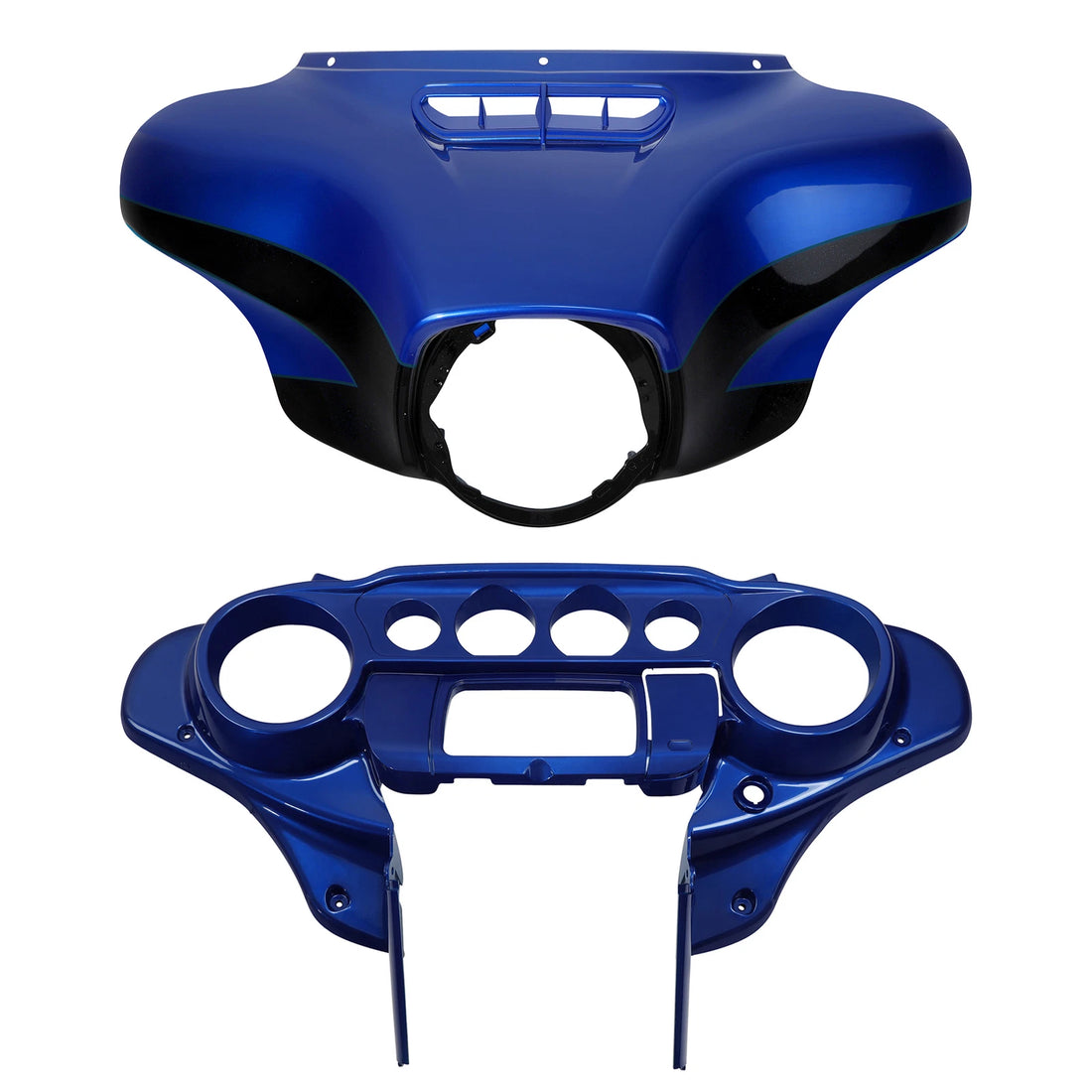 Outer & Inner Fairings Fit For Harley Cvo Street Glide Candy Cobalt / Indigo Ink