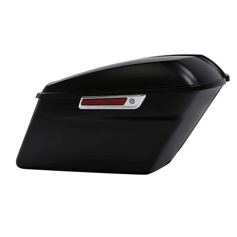 Hard Saddlebags Fit For Harley Touring Street Electra Glide 14-2024 Black Denim