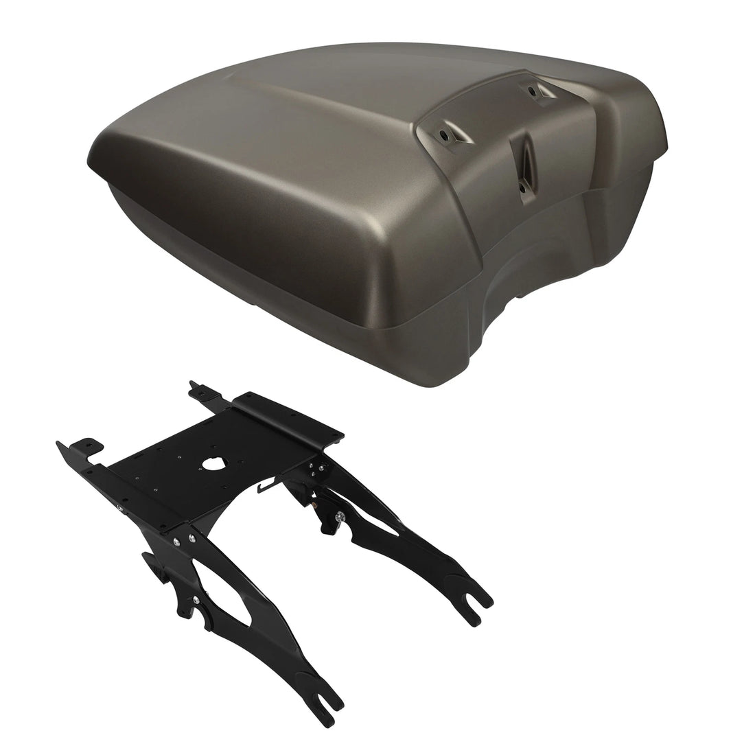 Low Profile Trunk & Mount Rack Fit For Indian Challenger 14-24 Bronze Smoke