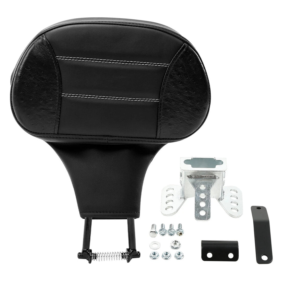 Front Driver Backrest Pad Fit For Harley Touring Electra Street Road King Glide