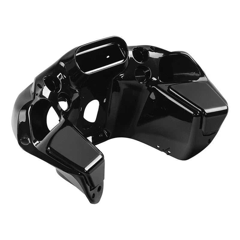 Black Inner & Outer Headlight Fairing Fit For Harley Road Glide Fltr 1998-2013