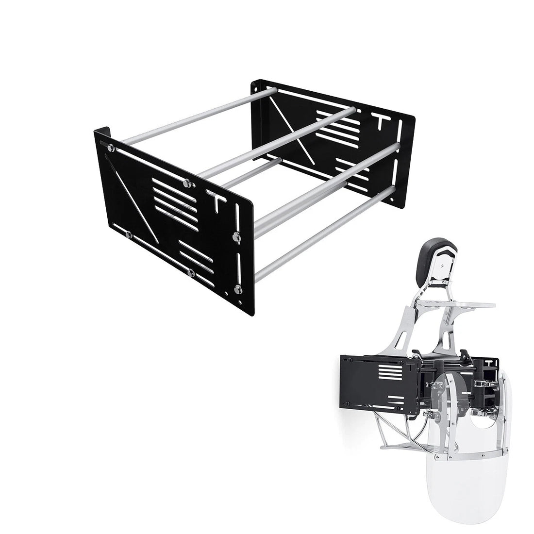 Wall Mount Storage Rack Fit For Harley Touring Road Electra Street Glide New